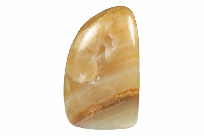 Free-Standing, Polished Brown Calcite #199057